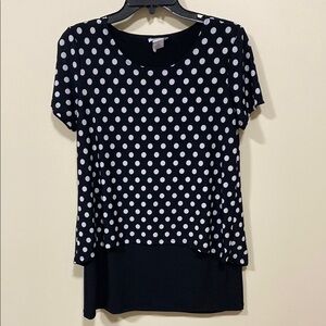 Yellow Star short sleeve top small